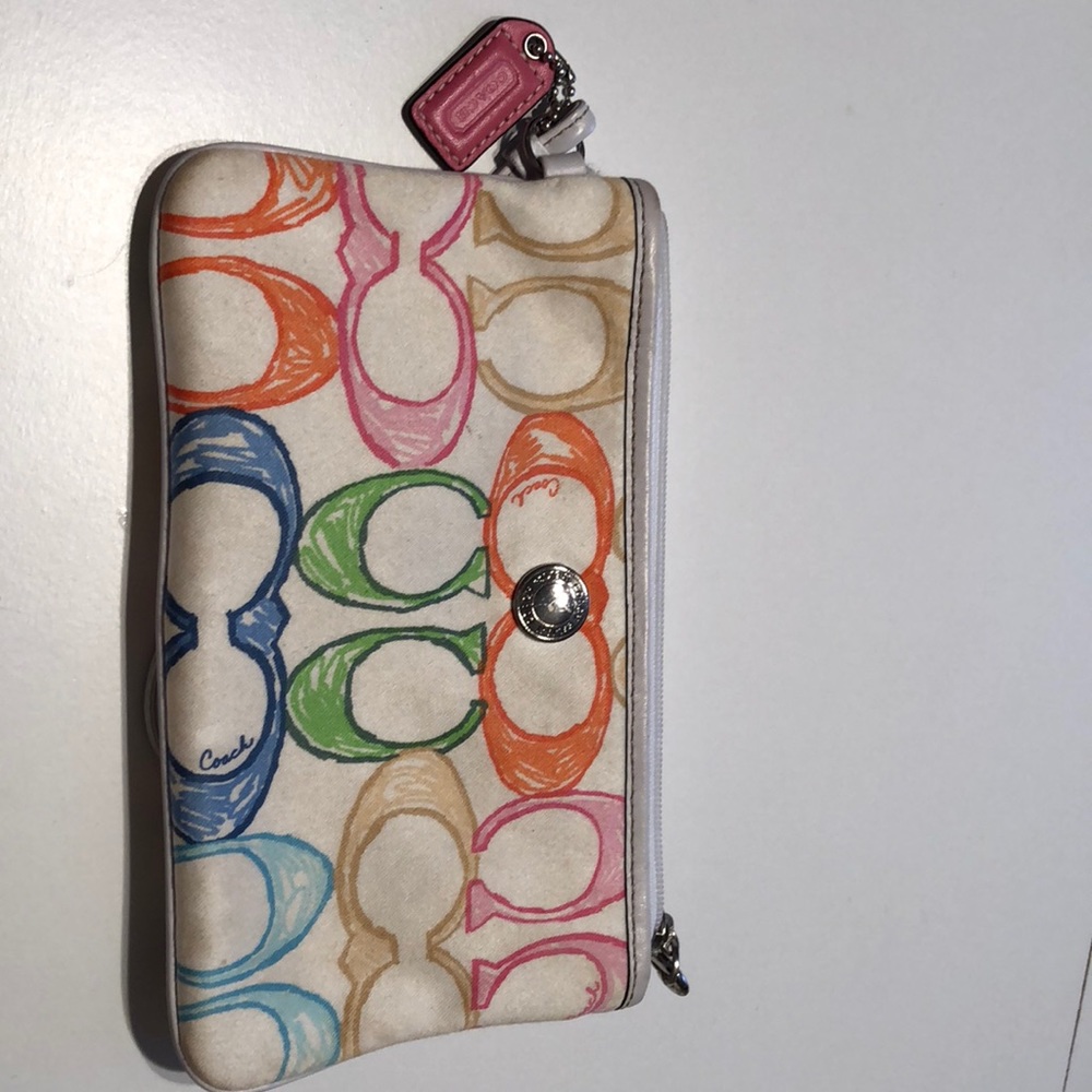 Authentic coach wristlet